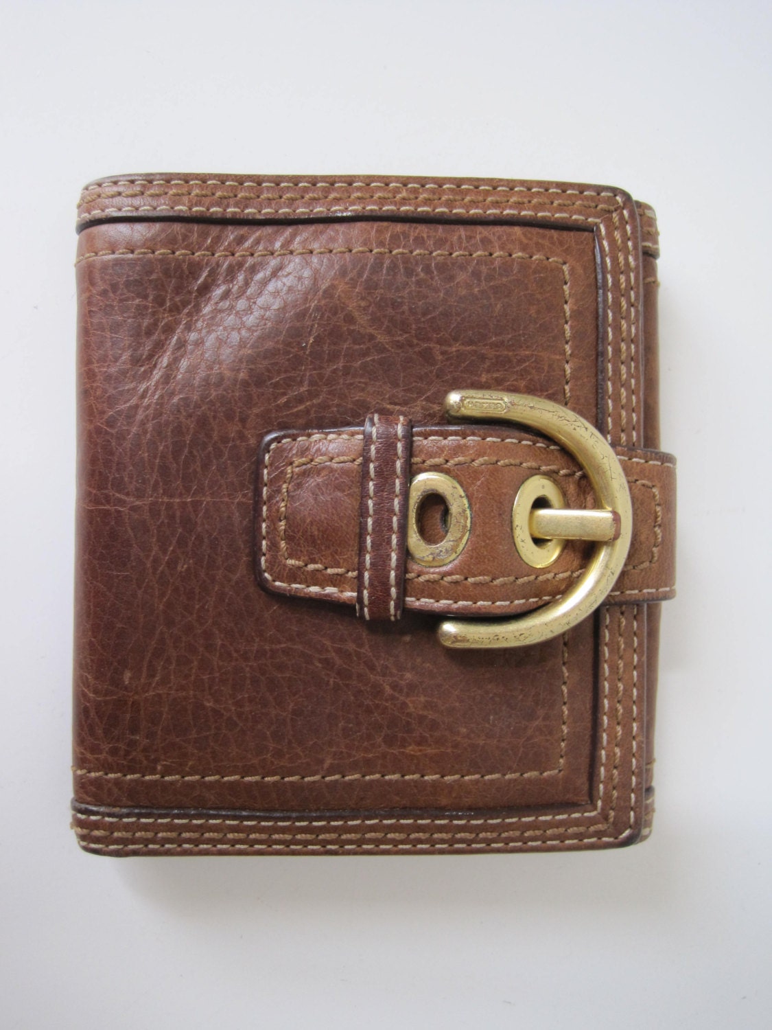 COACH Mens Women's Wallet Card Holder Leather Vintage