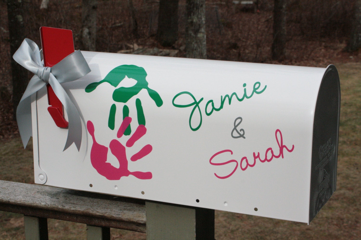 UP Movie Wedding Mailbox Personalized Both Sides Decorated