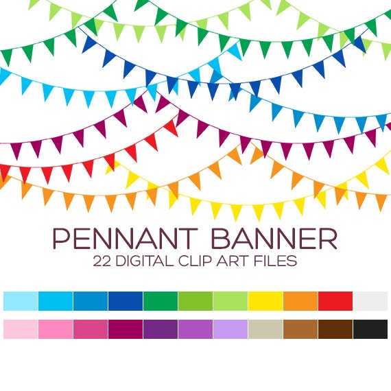 free clipart pennant banner - photo #43