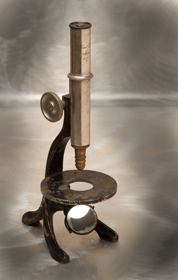 Carl Zeiss Jena Microscope Late 1800's Germany