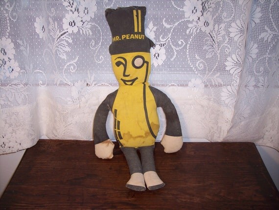 vintage mr peanut doll