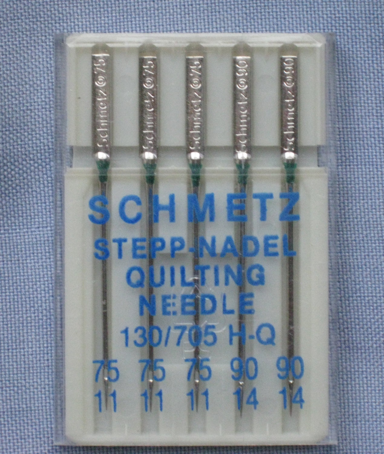Schmetz Quilting Needles Sizes 11 and 14 by fibrefrenzee on Etsy