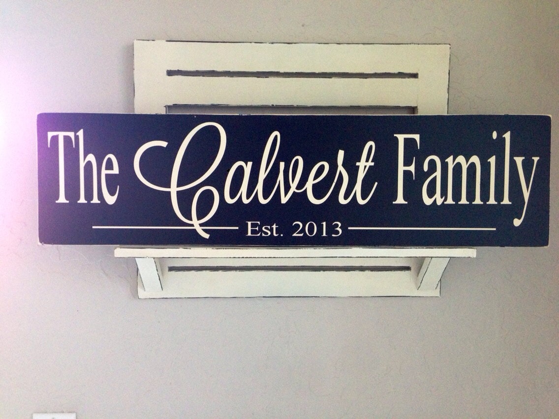 Family established sign