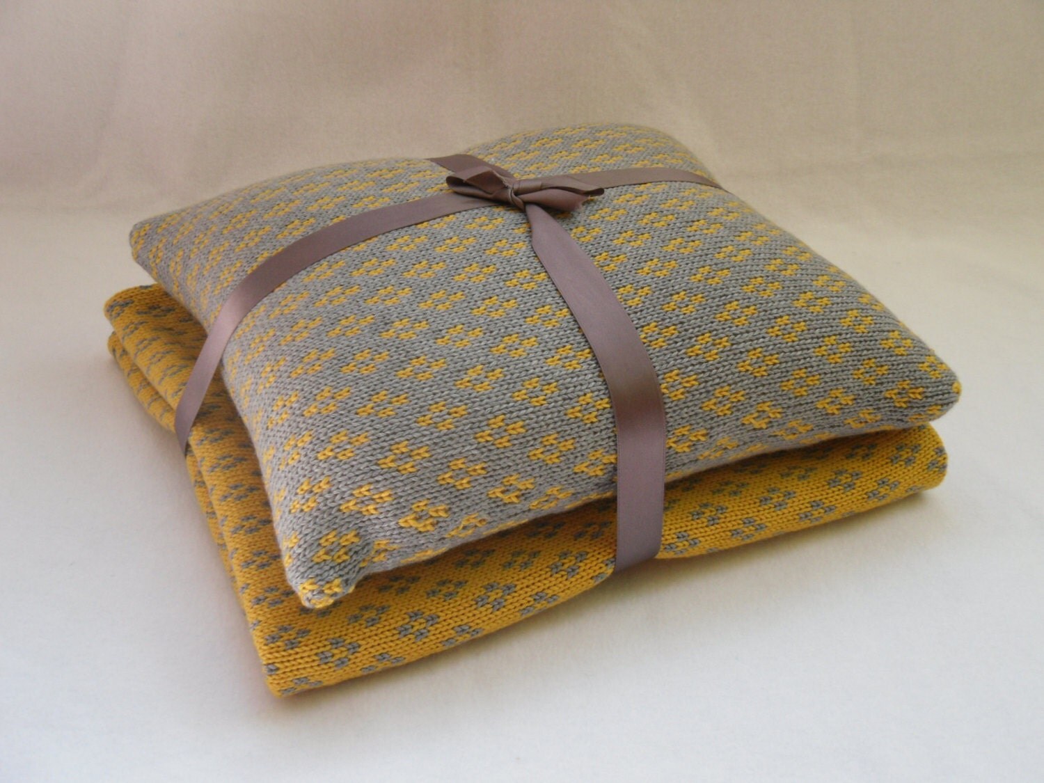 Baby Knitted Blanket/ Cot Knitted Blanket/ by ToutPetitUK on Etsy