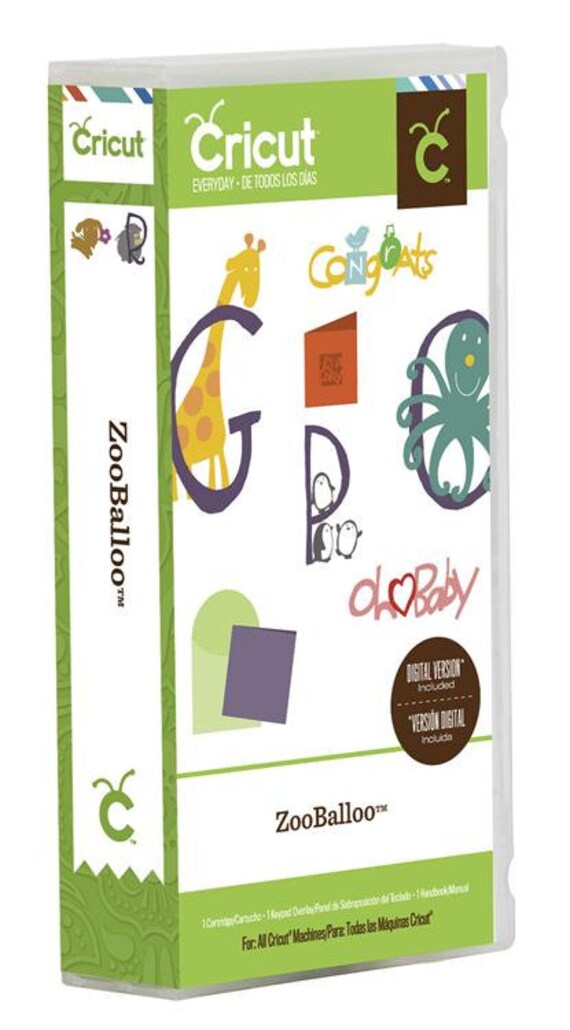 CRiCUT CARTRiDGE ZOOBALLOO RETIRED and RARE