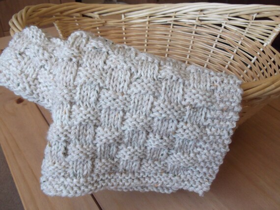 Quick and Easy Basket Weave Baby Blanket / Basket stuffer