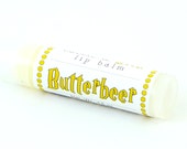 Butterbeer Lip Balm  - natural - butterscotch and vanilla, wizardry - harry potter