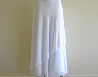 White maxi skirt | Etsy