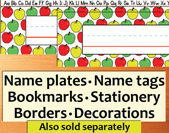 PRINTABLE Classroom Name Tags Printable name tags name