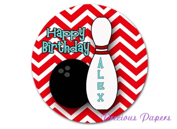 20 2 quot personalized printed bowling birthday 20 2 quot personalized printed bowling birthday