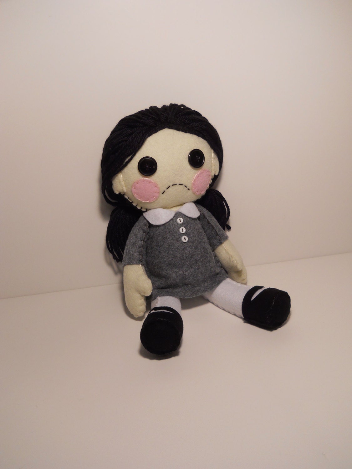 goth plush doll