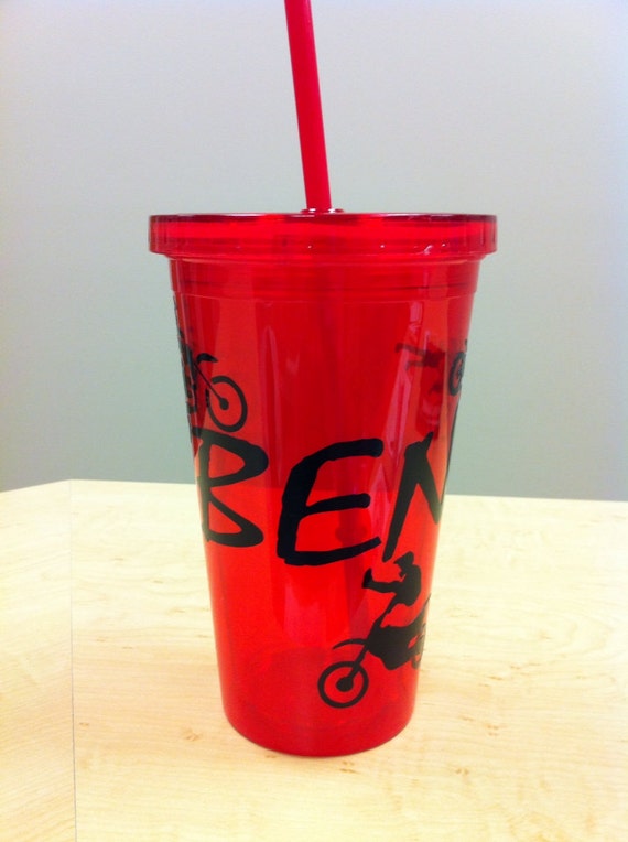 Personalized Tumbler Dirt Bike