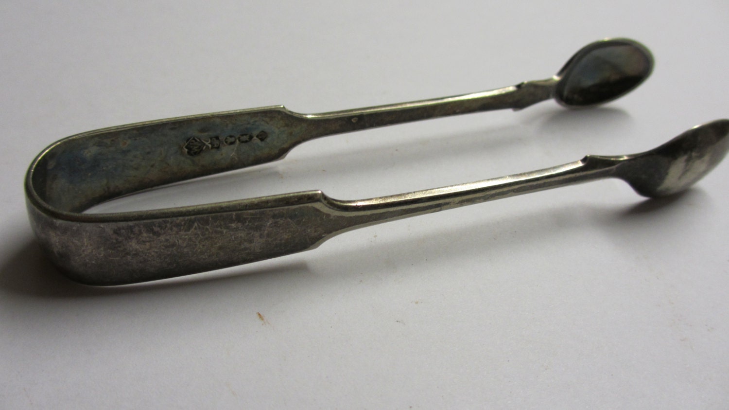 Vintage Silver Sugar Tongs William Page Haute Juice