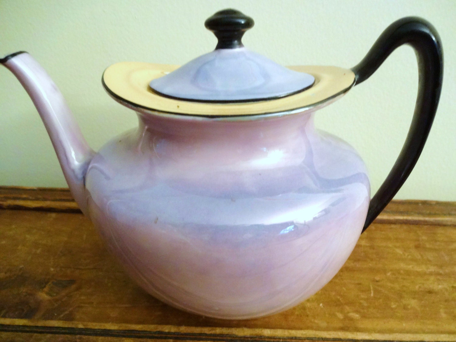 Vintage Lusterware Teapot Art Deco Pheonix China