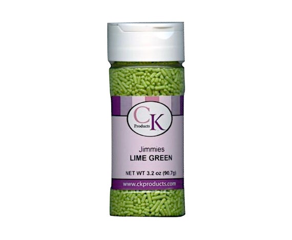 Lime Green Jimmies Sprinkles - Edible Cake Decoration - Baking Candy Making Party Supplies Il_570xn