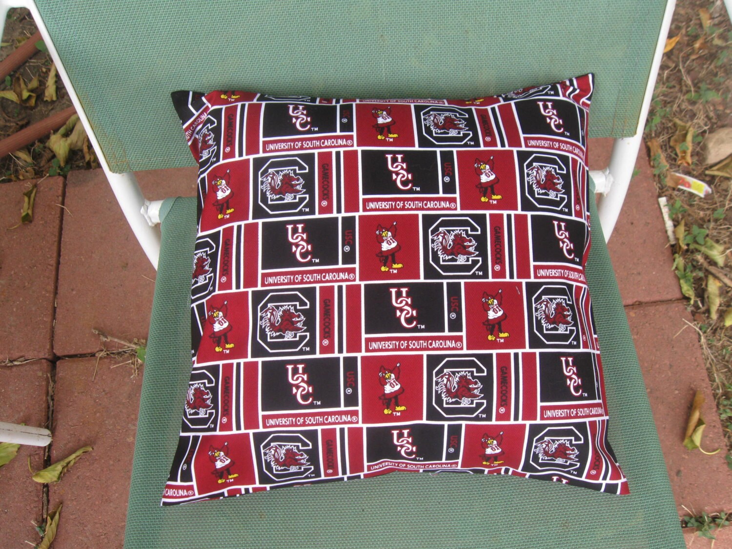 14x14 University of South Carolina Pillow by Hisandhersfabrics