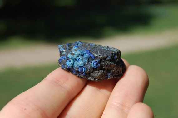 Beautiful Azurite Rosette Cluster Arizona 68 Carats