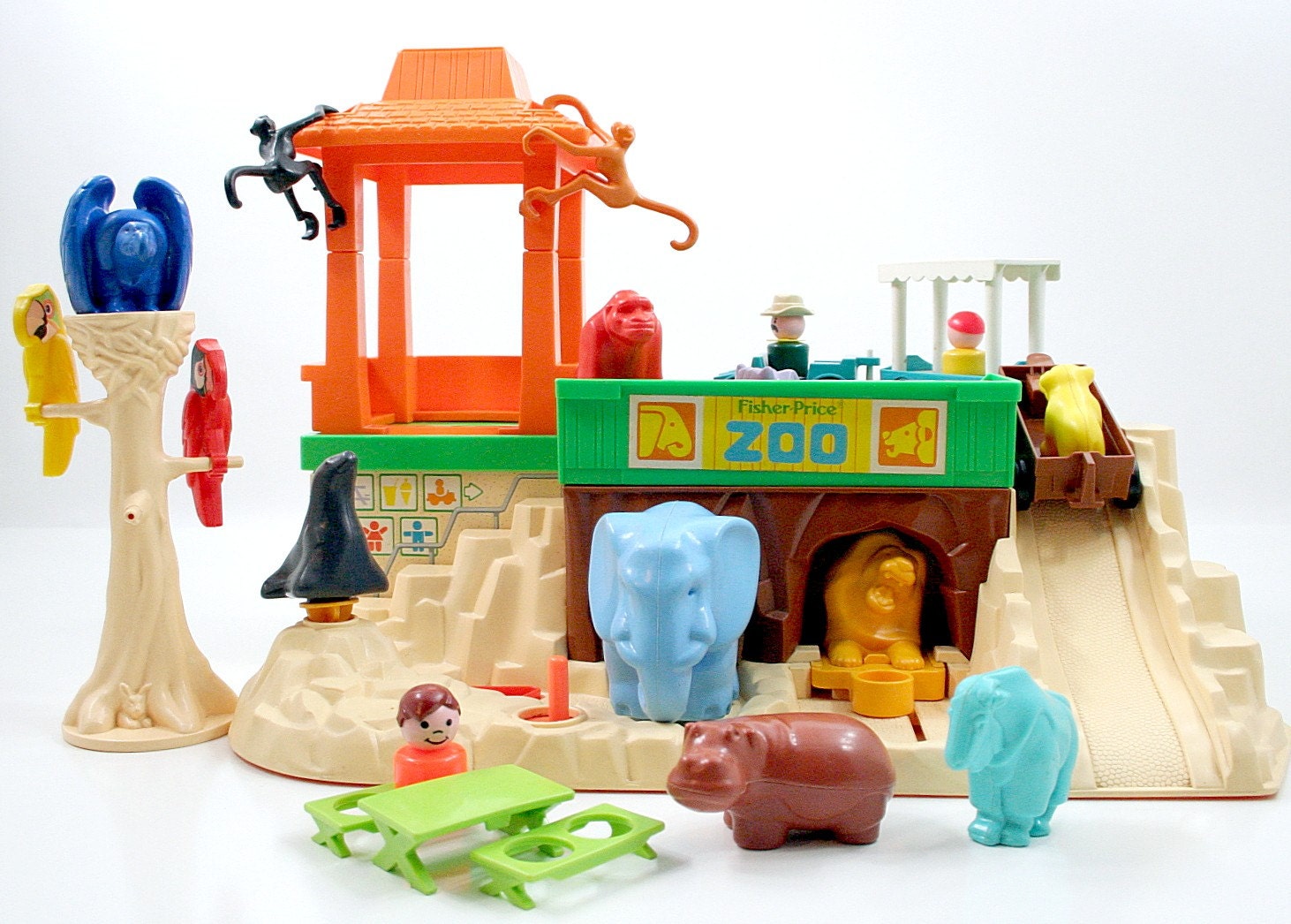 Vintage Fisher Price Zoo By Daphnebleu On Etsy   Il Fullxfull.501996277 C4r8 