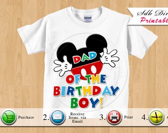 mickey mouse mom or dad inspired iron on printable mickey mouse party mickey mouse - Mickey Mouse Pictures Printable mickey mouse mom or dad inspired iron on printable mickey mouse party mickey mouse - Mickey Mouse Pictures Printable