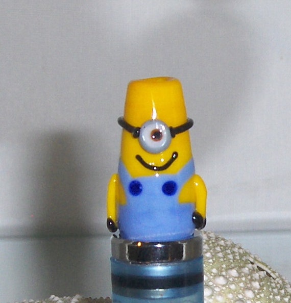 Items similar to Minion. Glass Drip tip by Teena on Etsy