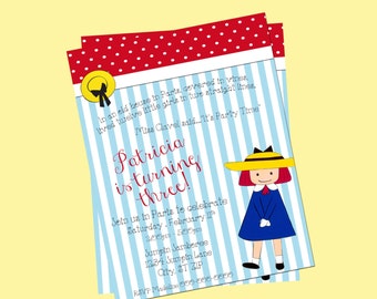Printable Madeline Birthday Invitation