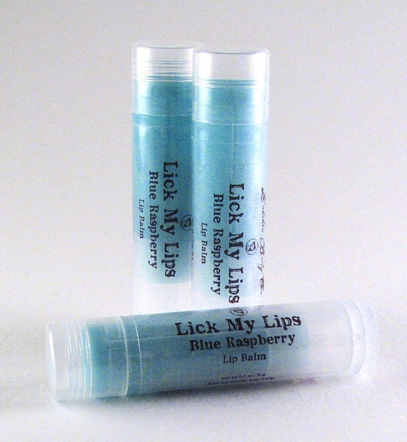 Blue Raspberry Lip Balm Raspberry Lip Balm Tart Lip Balm