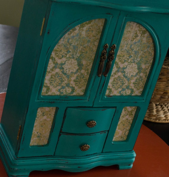 Jewelry Box Large Turquoise Jewelry Box