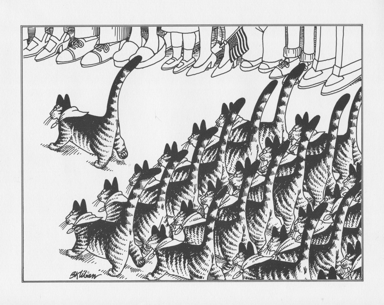 B Kliban Cat Calendar Cats Book Print Cats Parade
