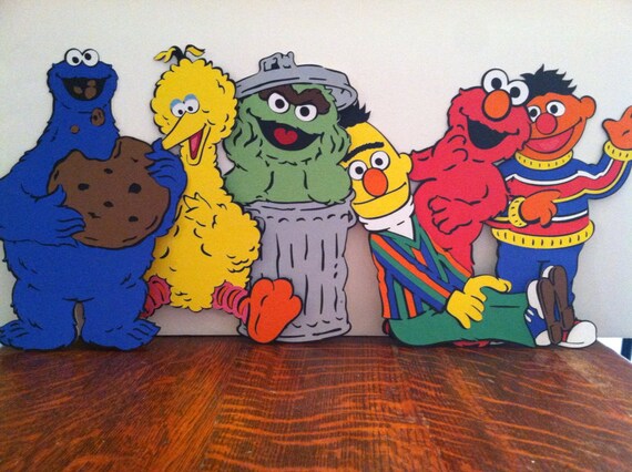 Sesame Street's The Whole Gang Set of 6 11