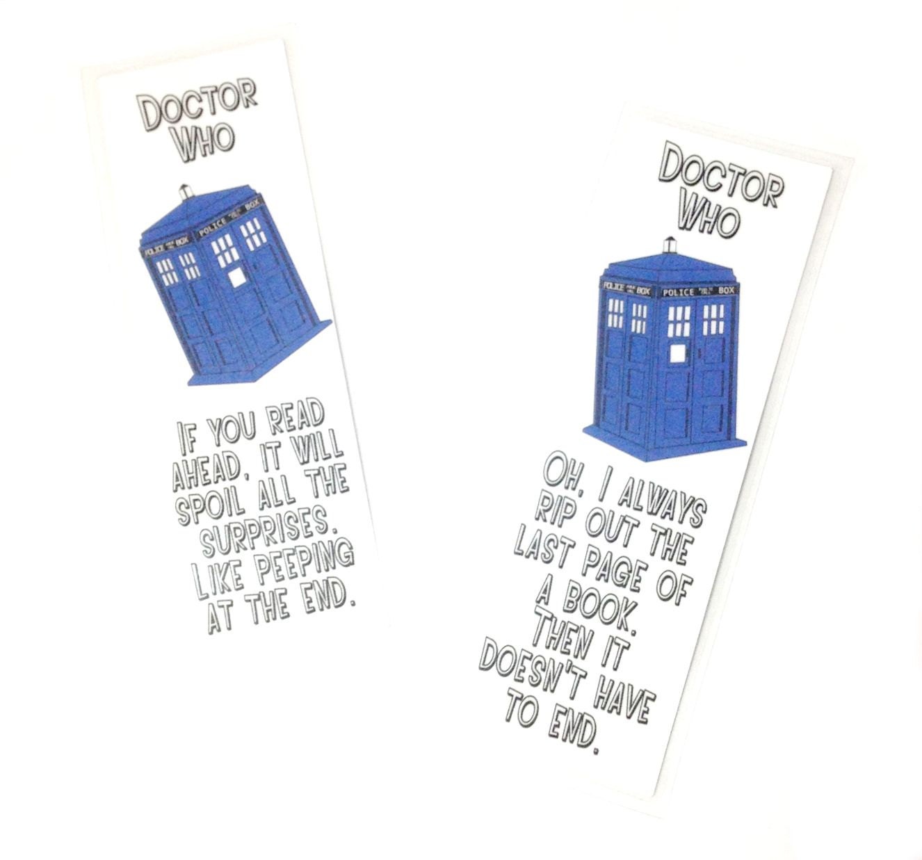 Doctor Who Bookmark