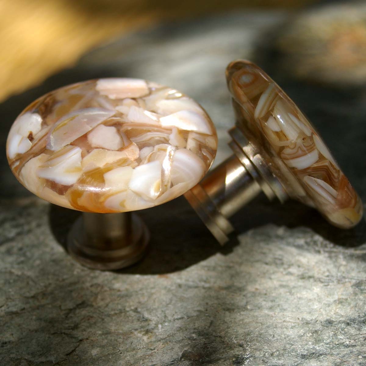 Knobs Shell Knobs Knobs Mother of Pearl Mosaic