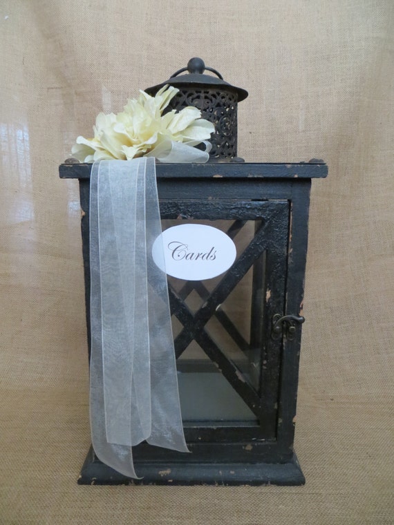 Wedding Lantern Card Holder, Money Holder, Card Box, Wedding Lantern ...