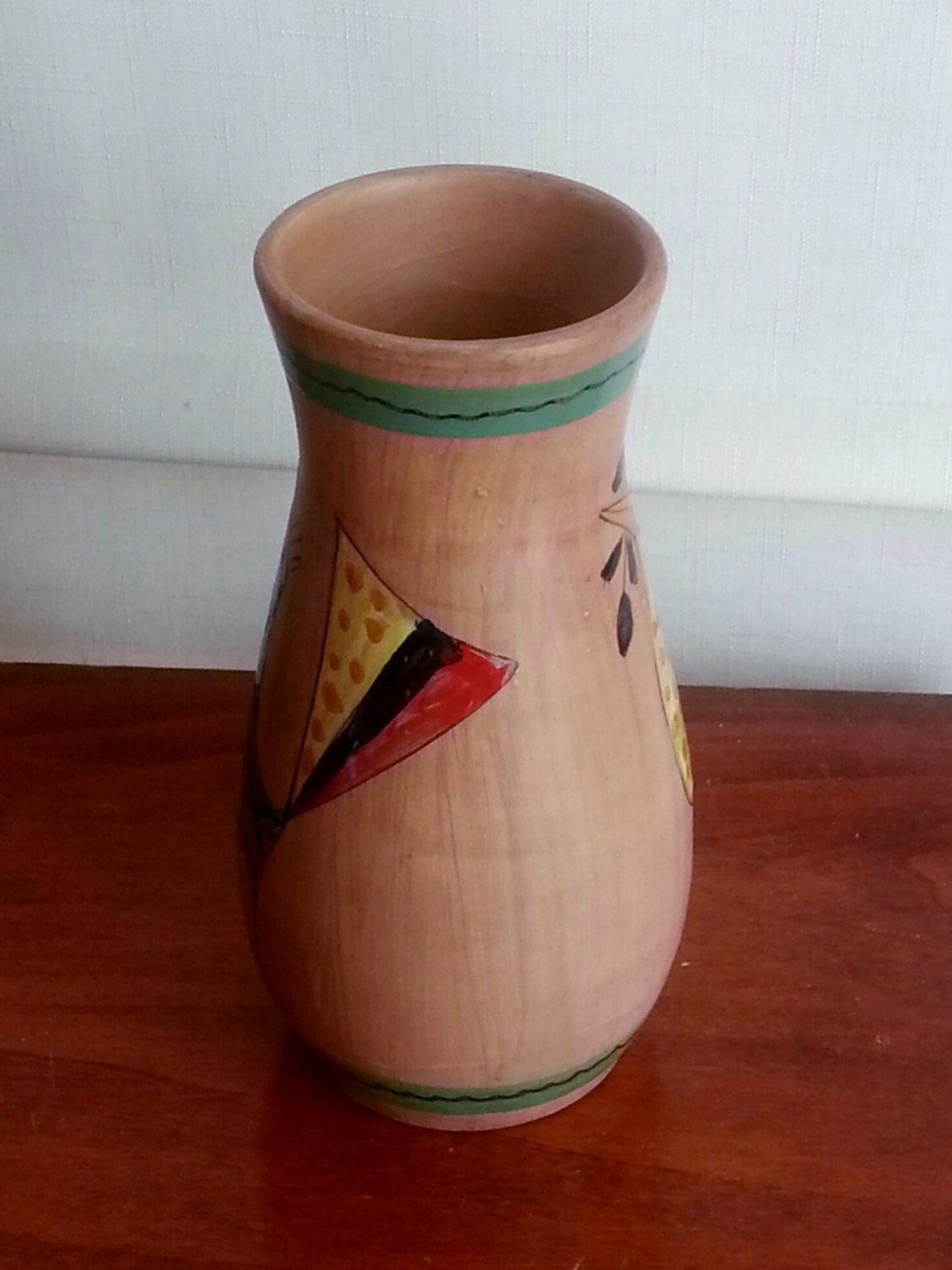 MCM Italian Pottery Vase Florentine Original Made in Italy