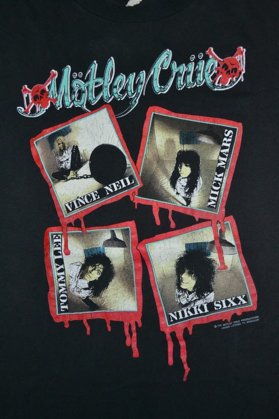 Vintage 1989 MOTLEY CRUE Dr Feelgood Kickstart My by OldSchoolZone