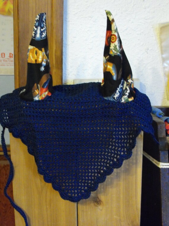 Horse Fly Bonnet Crochet by HorsesCrochetCrafts on Etsy