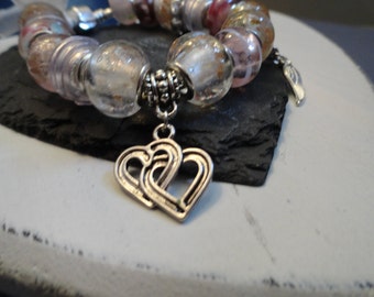 925 Sterling Silver Lampwork Murano Glass Charm Bead | Handmade For Pandora-style Bracelets & Necklaces - View #7