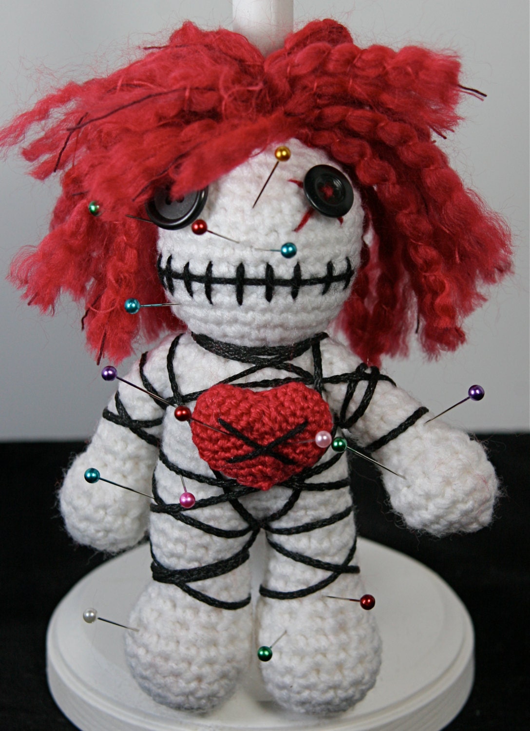 red headed voodoo doll