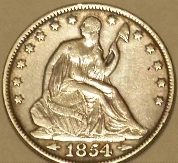 One Scarce Coin Very Rare Low Mintage 1854 Rare by riggsbyscorner
