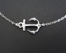 Pendentif Ancre Plaqué Or 24k - 1 1/4 X 3/4 Pouces - Bijou Féminin Sans Marque