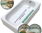 Non Slip Bath Tub Edge for kids, adults and pets too - green/white  -