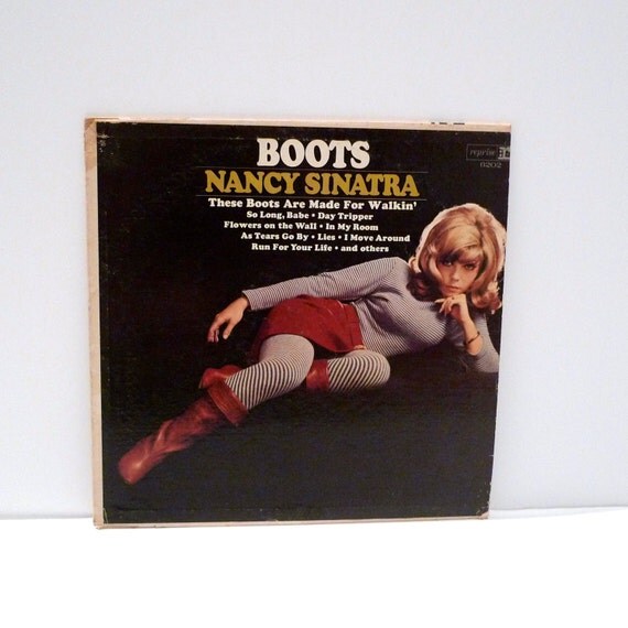Nancy Sinatra Vinyl Record Album These Boots Are Made For