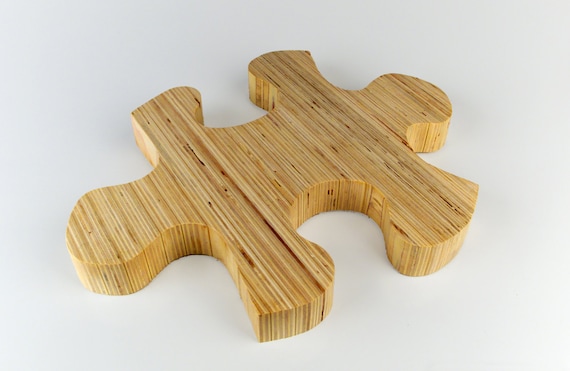 Items similar to Missing Piece, Large Wooden Puzzle Piece. A perfect