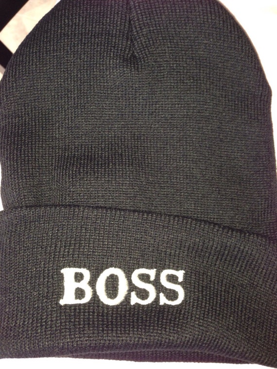 Items similar to Unisex BOSS Beanie Hat on Etsy