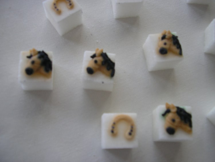 28 Pcs Decorated Sugar Cubes Horse Collection by ModestlySweet