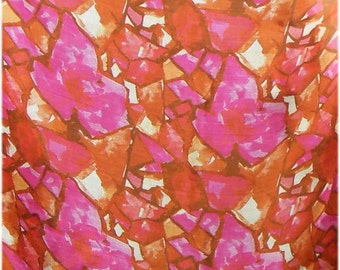 Pink Carnation Silk Heavy Crinkled Chiffon HCD-069 Fabric