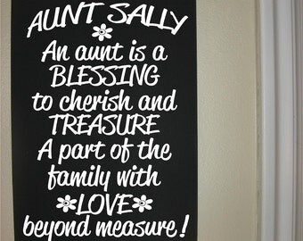 Popular items for sign for aunt on Etsy