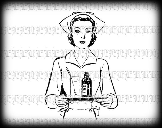vintage nurse clipart - photo #13