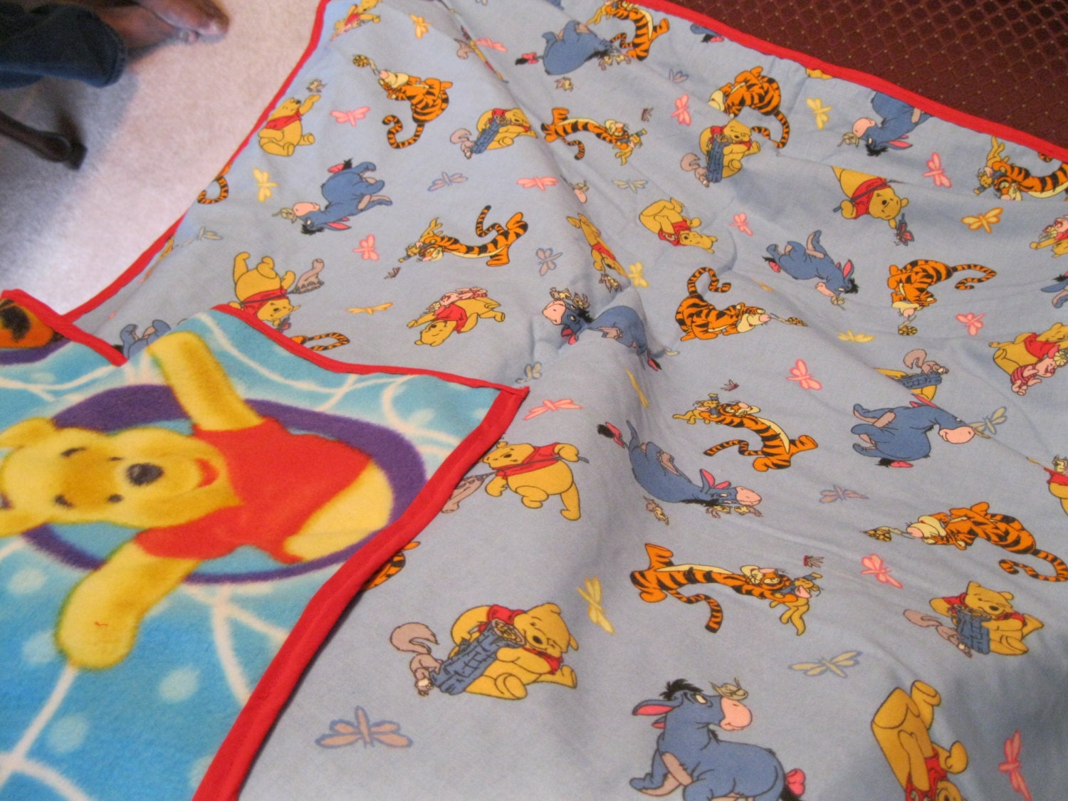 Handmade Winnie the Pooh Blanket