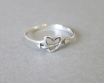 Tiny Sterling Silver Music Note Ring Music Ring Everyday