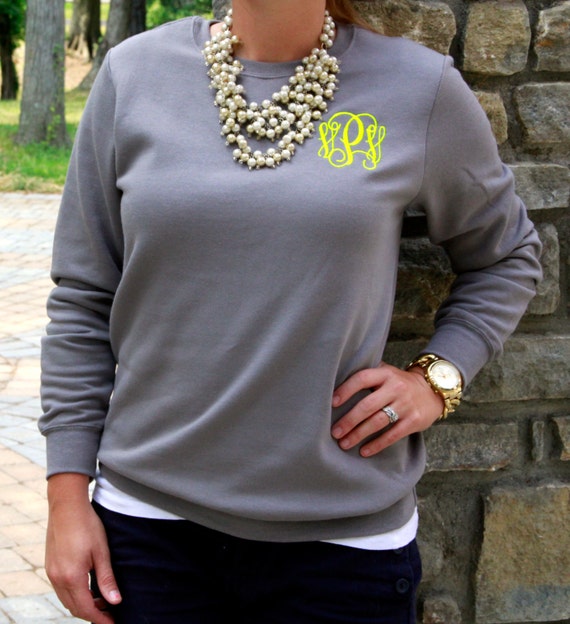 monogram long sleeve shirt